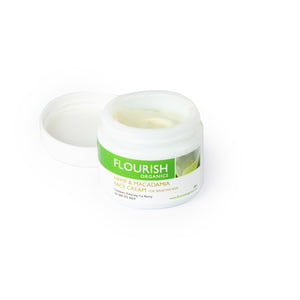 Hemp & Macadamia Face Cream 50ml - fragrance free face cream for sensitive skin